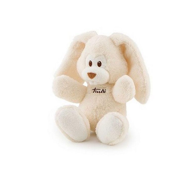 Trudi 18135 Мягкая игрушка Заяц Вирджилио кремовый, 36 см