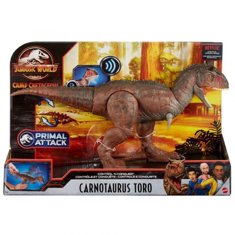 Mattel GNL07 Jurrasic World Фигурка Динозавр Карнотавтр Торо