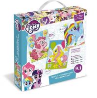 ORIGAMI 03196 Набор аппликаций 3 в 1 My little pony™ Понивиль