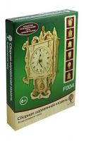 Wooden Toys F004 Модель деревянная сборная Классические часы