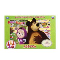 УМка 4690590112052 Игра настольная Ходилка "Маша и Медведь" Азбука