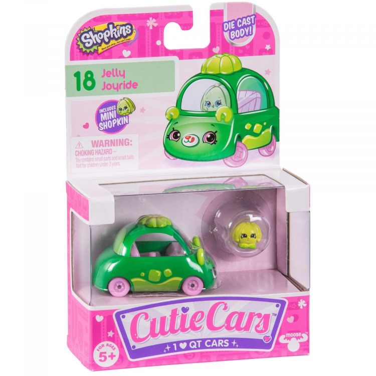 Moose 56592 Машинка Cutie Car S1 с фигуркой Шопкинс Jelly Joyride