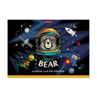 ErichKrause 46904EK Альбом для рисования Space Bear, А4, 20 листов