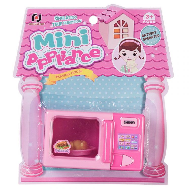 Junfa WK-B2129 Игрушечная техника Junfa Микроволновая печь-мини серия Мой дом со световыми эффектами