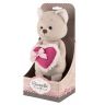 Maxitoys MT-GU022020-1-20 Мягкая игрушка Котик романтичный с розовым сердечком, 20 см