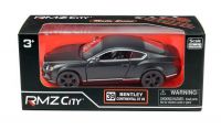 RMZ City 554021M Машина металлическая Bentley Continental GT V8, 1:32, серый матовый цвет