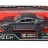 RMZ City 554021M Машина металлическая Bentley Continental GT V8, 1:32, серый матовый цвет