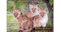 Puzzolini 7667 Пазл Три львёнка, 500 элементов