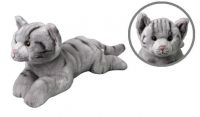ABtoys M5138 Мягкая игрушка Котик серый, 35 см
