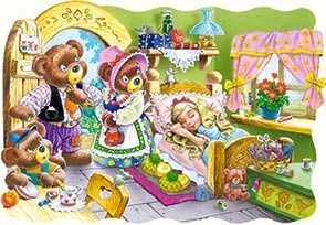 Пазл Castorland 30 деталей Маша и медведи, средний размер элементов 4,6?5,3 см