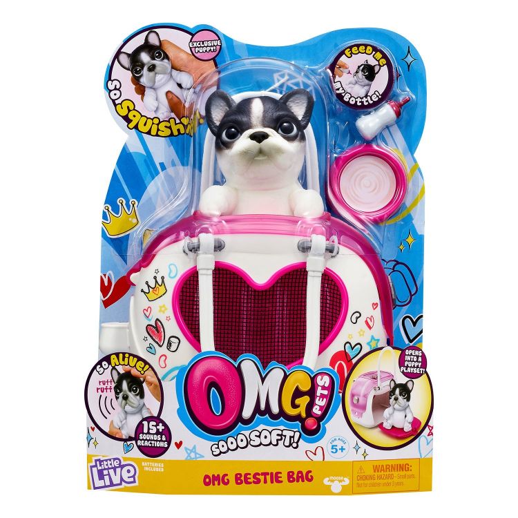 Moose 28942 OMG Pets! Cквиши-щенок в переноске