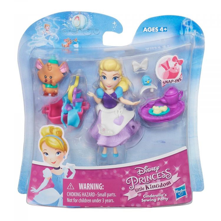 Hasbro B5333 Игровой набор Дисней маленькая кукла Принцесса Золушка и ее друг