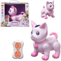 Junfa ZY812269/розовый Интерактивная игрушка Junfa Котенок розовый на радиоуправлении