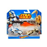 Hot Wheels Базовые машинки Звездные войны Штурмовик и Дроид CGX07/astCGX02
