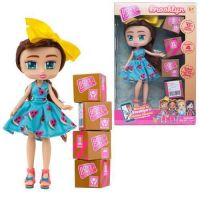 1Toy Т15108 Кукла Boxy Girls Бруклин с аксессуарами в 4-х коробочках, 20 см
