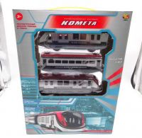 ABtoys (АБтойс) C-00413 Железная дорога ABtoys КОМЕТА Железнодорожный экспресс, 176 см, на батарейках