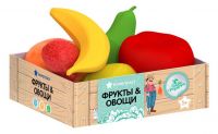 НОРДПЛАСТ Н-433/2 Игровой набор НОРДПЛАСТ Фрукты, в ящике, 6 предметов
