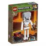 Lego Minecraft 21150 Конструктор Лего Майнкрафт Большие фигурки, скелет с кубом магмы, 142 детали