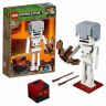 Lego Minecraft 21150 Конструктор Лего Майнкрафт Большие фигурки, скелет с кубом магмы, 142 детали