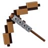 Lego Minecraft 21150 Конструктор Лего Майнкрафт Большие фигурки, скелет с кубом магмы, 142 детали