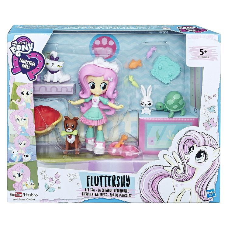 Hasbro B9495 Equestria Girls Minis Мини-кукла Спа-салон Флаттершай