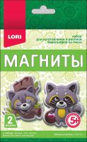 LORI Пз/Г-013 Магниты из гипса "Забавные енотики"