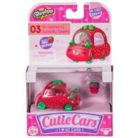 Moose 56593 Машинка Cutie Car S1 с фигуркой Шопкинс Strawberry Speedy Seeds