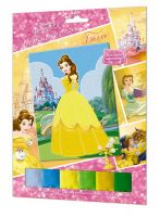 Чудо-Творчество 03185-no Аппликация из песка Disney Princess™. "Бель", в пакете 25*17,5 см.