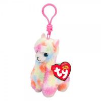 TY 36601 Beanie Boo's Брелок плюшевый Лама Lola, 12 см