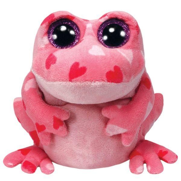 TY 36101 Beanie Boo's Мягкая игрушка Лягушка Smitten, 15 см