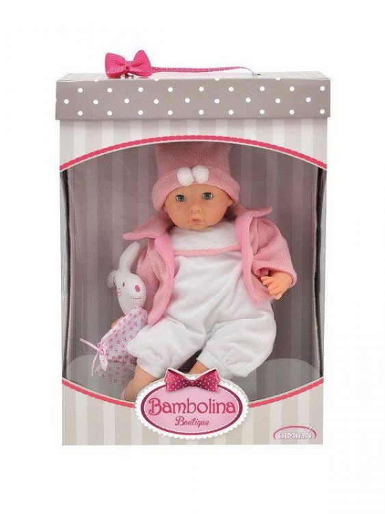 DIMIAN BD1620 Кукла BAMBOLINA BOUTIQUE, мягконабивная, 36 см