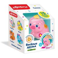 АЗБУКВАРИК 4680019285948 Музыкальная игрушка Азбукварик Веселые друзья Свинка