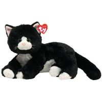 TY 10037 Classic Мягкая игрушка Кошка Shadow черная, 25 см
