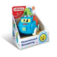 АЗБУКВАРИК 4630027292360 Музыкальная игрушка Азбукварик Люленьки Экскаватор