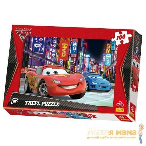 16161-0-100-detaley---tokio-nochyu-360.jpg Trefl 16161 Пазл Тачки 2 "Tокио ночью", 100 деталей