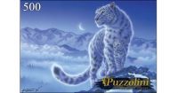 Puzzolini 7686 Пазл Кентаро Нишино Снежные барсы, 500 элементов