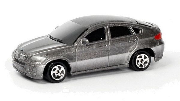 RMZ City 344002S-SIL Машина металлическая BMW X6, 1:64, цвет серебристый