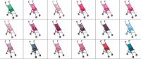 MELOBO 8802ABCDZ Коляска для кукол - трость, металл, Buggy Boom Mixy
