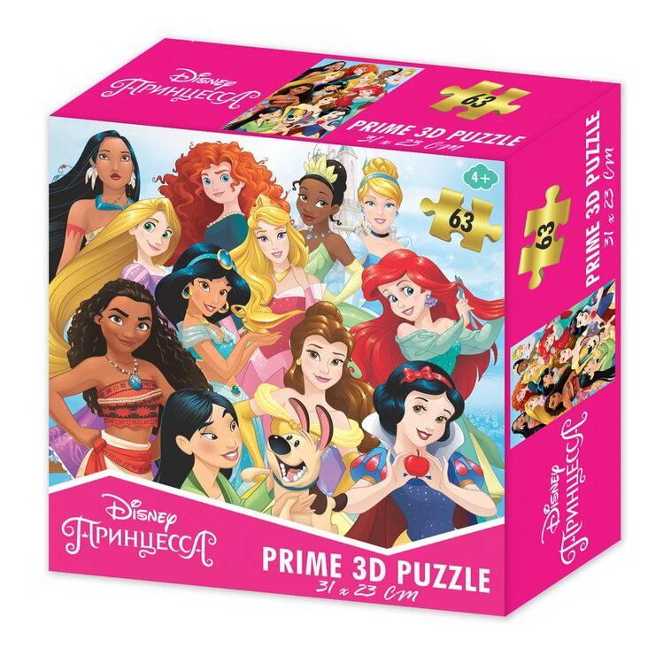 Prime 3D 13834-SBM Пазл Prime 3D Super Принцесса 63 элемента