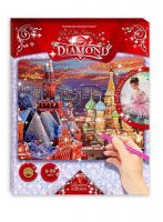 Лапландия 71625б Мозаика Elite Series Diamond "Красная площадь" + картинка в подарок "Балеринки с котенком"