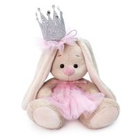 BUDI BASA SidX-311 Мягкая игрушка Зайка Ми с короной, 15 см