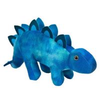 ABtoys M5052 Мягкая игрушка Dino World Динозавры Стегозавр синий, 33 см