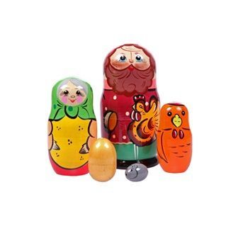 МС051703 Матрешка Сказка Курочка Ряба (5 в 1)