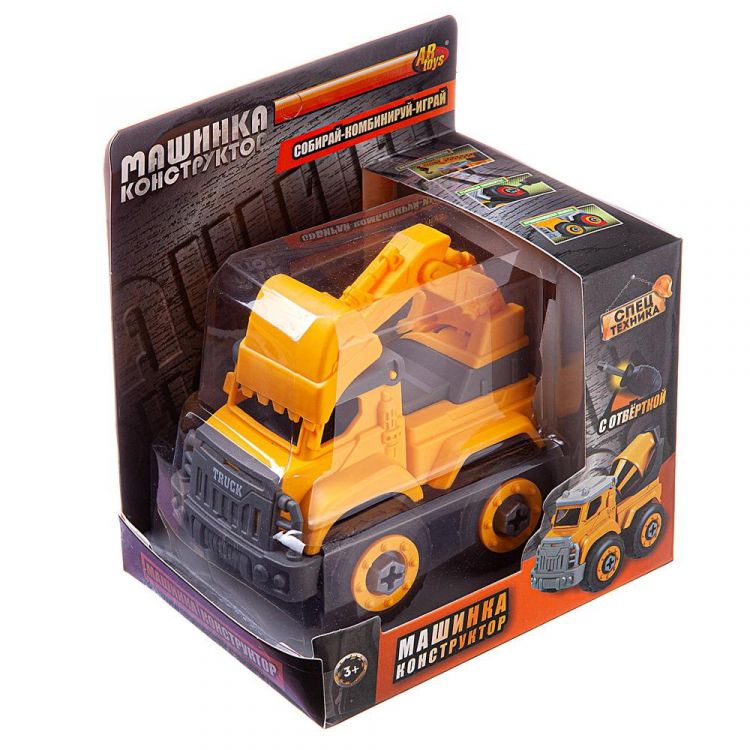 ABtoys (АБтойс) C-00428 Машинка-конструктор Abtoys Cпецтехника "Городские службы" Экскаватор с отверткой ABtoys (АБтойс) C-00428 Машинка-конструктор Abtoys Cпецтехника "Городские службы" Экскаватор с отверткой