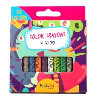 KiddieArt 4401 Набор восковых мелков, 12 штук