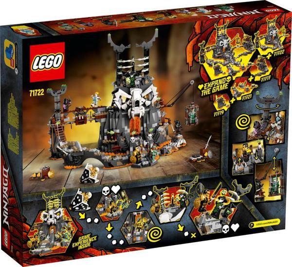 LEGO (Лего) 71722-L Конструктор LEGO NINJAGO Подземелье колдуна-скелета
