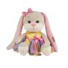 Maxitoys JL-022006-25 Jack&Lin Мягкая игрушка Зайка Лин в радужном платье, 25 см