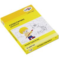 Гамма 280043 Пластилин Гамма Юный художник 8 цветов, 112г, со стеком