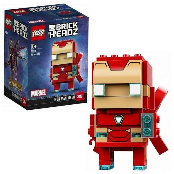 Lego BrickHeadz 41604 Конструктор Лего Marvel Железный человек