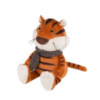 Maxitoys MT-MRT022108-20 Мягкая Игрушка Maxitoys Luxury, Тигруша в Вязаном Шарфе, 20 см СИМВОЛ ГОДА 2022